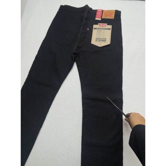 Levi’s The Workwear Fit Certified Strong Men’s W36 L34 Black Heavy Duty Jeans - Picture 15 of 15
